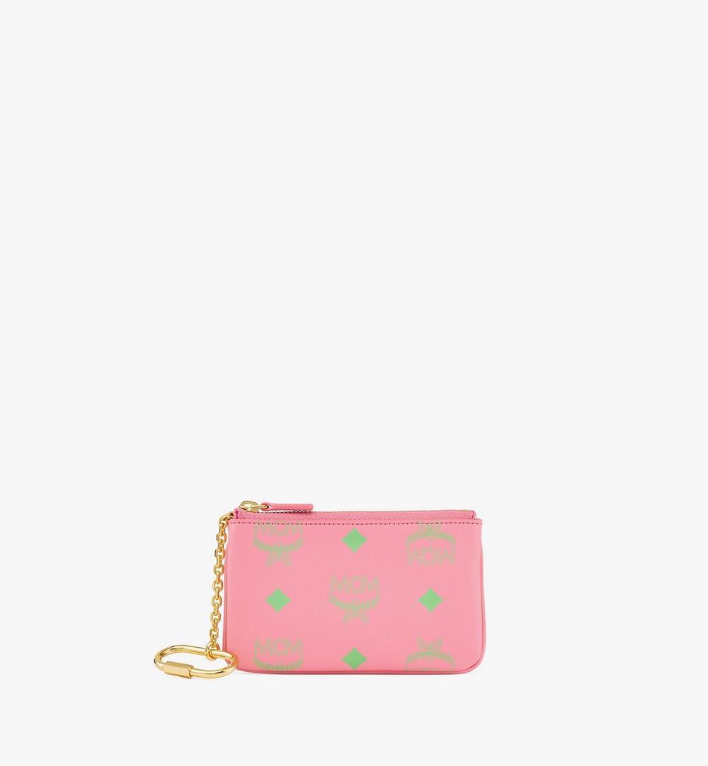 Key Pouch in Color Splash Logo Leather 1